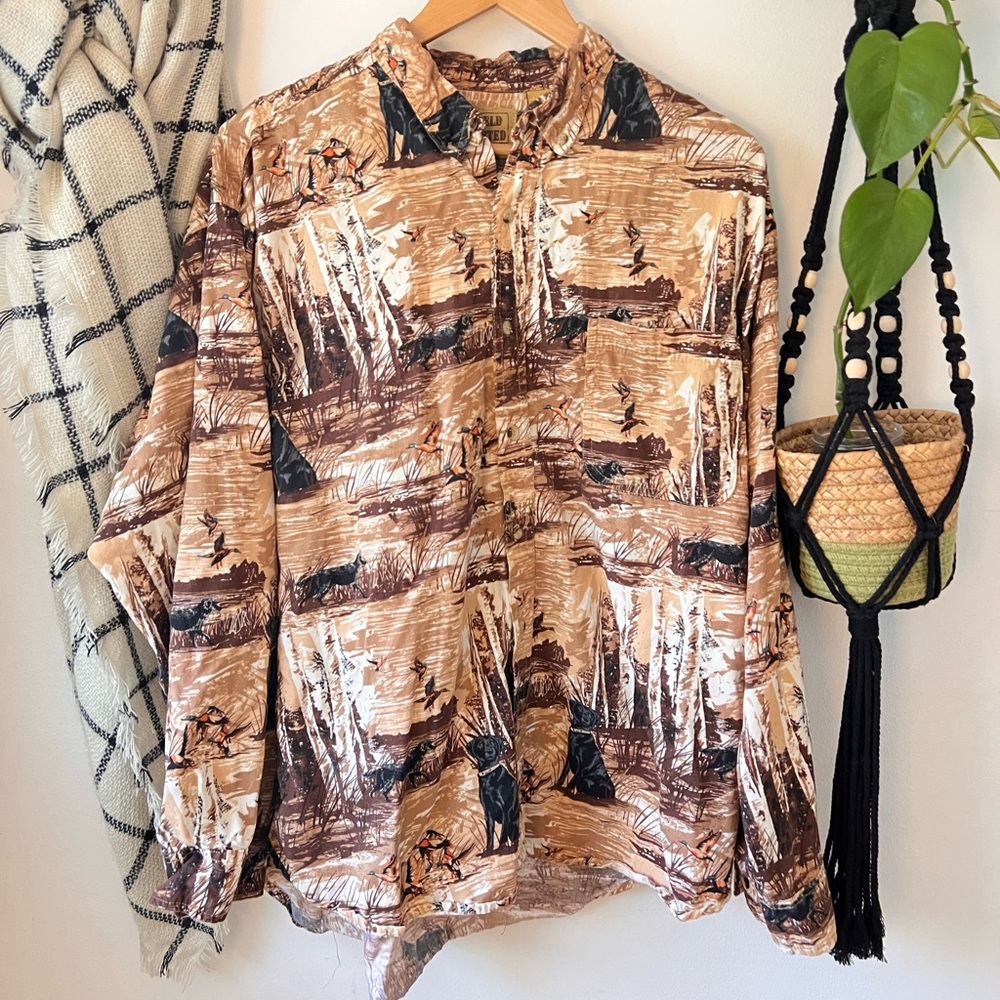 Field Tested Duck Hunting Button Down Shirt